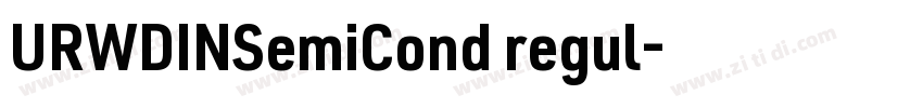 URWDINSemiCond regul字体转换